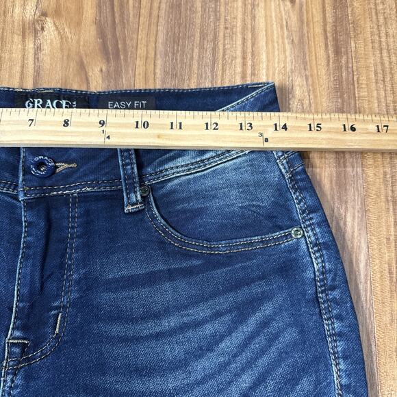 Womens Grace In LA Designer Jeans Size Easy Fit 27 Skinny - Picture 3 of 9